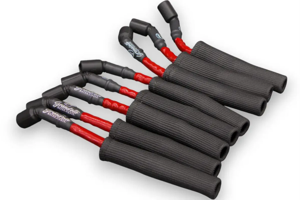 14-23 GM LT1 6.2L Hi-Perf Coil-Near-Plug Wire Connector Kit w/Red Jacket/Blk Sleeve - Granatelli Motor Sports