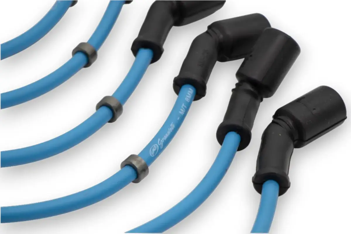 14-23 GM LT1 6.2L Straight Boot Hi-Perf Coil-Near-Plug Ignition Wire Connector Kit - Blue - Granatelli Motor Sports