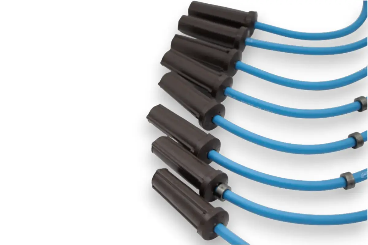 14-23 GM LT1 6.2L Straight Boot Hi-Perf Coil-Near-Plug Ignition Wire Connector Kit - Blue - Granatelli Motor Sports