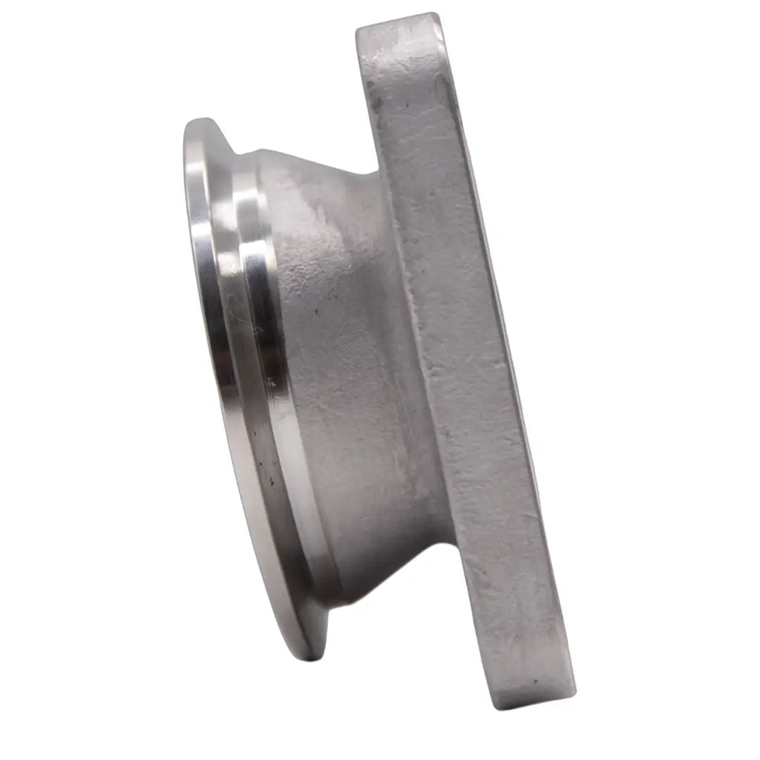Motor Sports Turbo Adapter, Cast. 2.5" V-Band to T4 Housing, Threaded - Granatelli Motor Sports