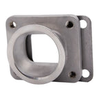 Motor Sports Turbo Adapter, Cast. 2.5" V-Band to T4 Housing, Threaded - Granatelli Motor Sports