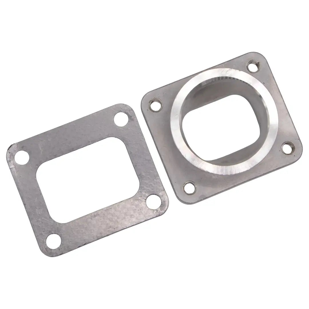 Motor Sports Turbo Adapter, Cast. 2.5" V-Band to T4 Housing, Threaded - Granatelli Motor Sports