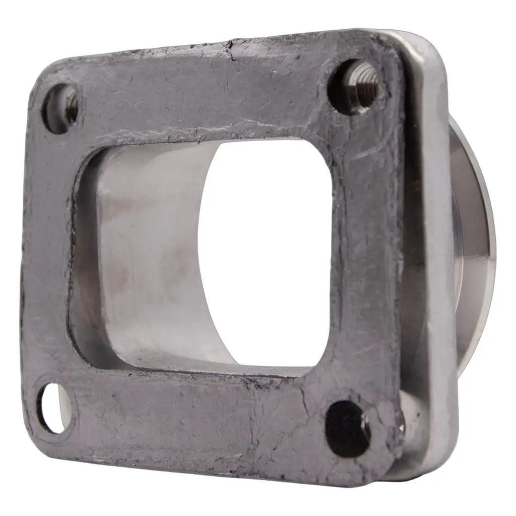Motor Sports Turbo Adapter, Cast. 3.0" V-Band to T4 Housing, Threaded - Granatelli Motor Sports
