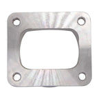 Motor Sports Turbo Adapter, Cast. 3.0" V-Band to T4 Housing, Threaded - Granatelli Motor Sports
