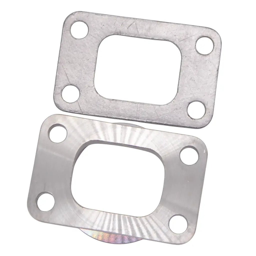Motor Sports Turbo Adapter, Cast. 2.5" V-Band to T3 Housing, Threaded - Granatelli Motor Sports