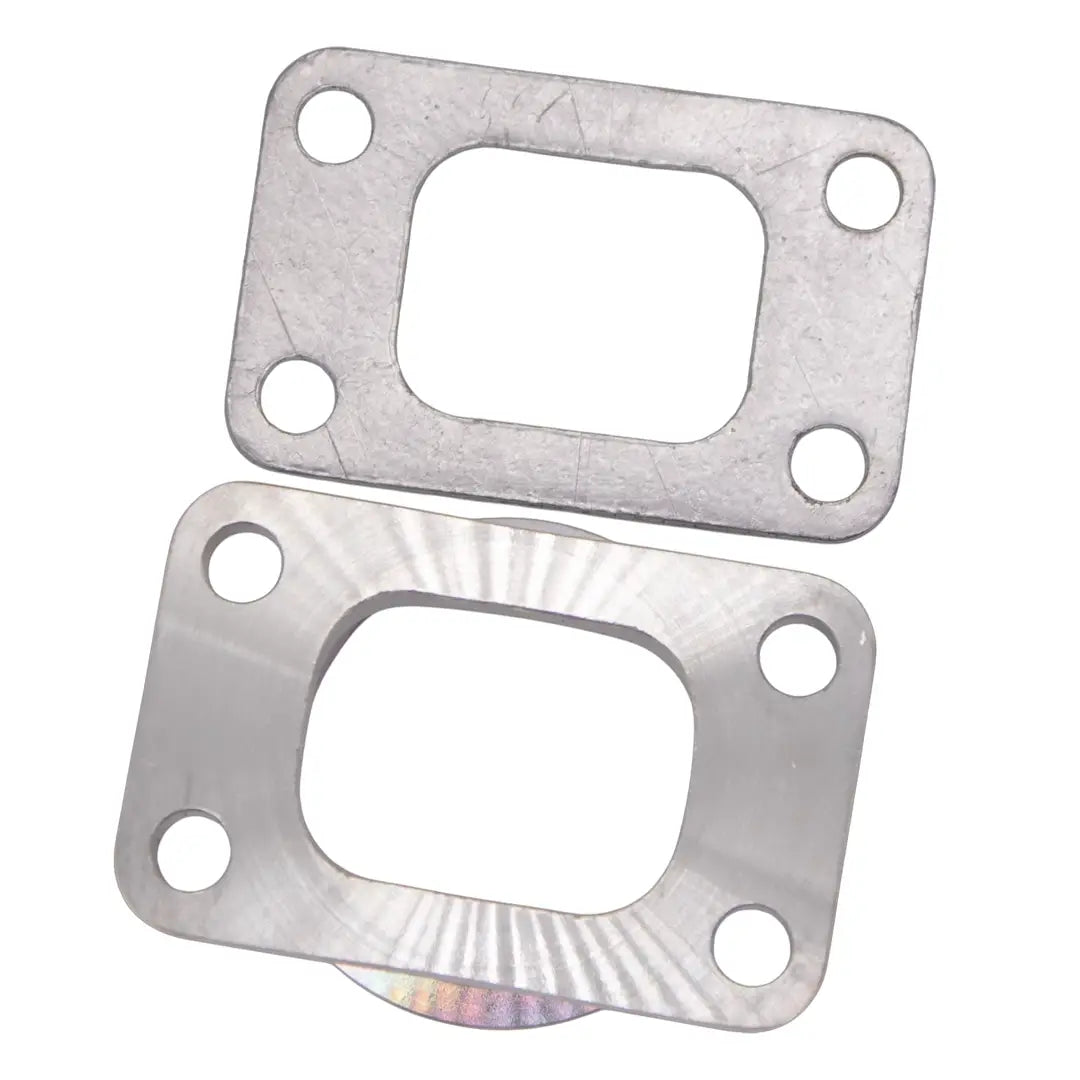 Motor Sports Turbo Adapter, Cast. 2.5" V-Band to T3 Housing, Threaded - Granatelli Motor Sports