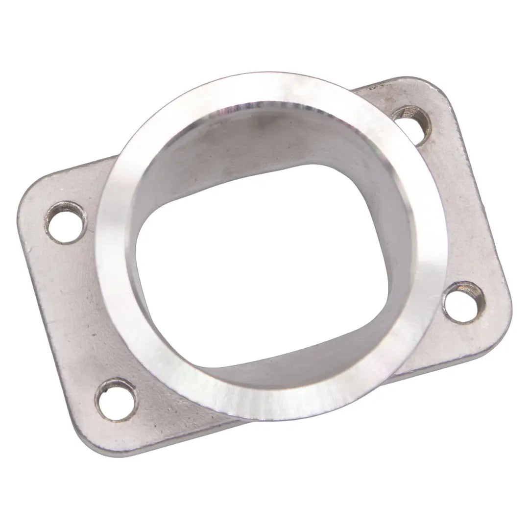Motor Sports Turbo Adapter, Cast. 2.5" V-Band to T3 Housing, Threaded - Granatelli Motor Sports