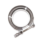 Motor Sports Turbo Adapter, 90^ Cast Elbow. 3.0" V-Band to T3/T4 Housing, Threaded - Granatelli Motor Sports