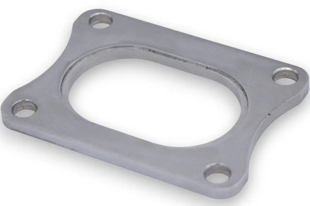 Motor Sports Oval Exhaust Flange, 3 Inch, Stainless Steel - Granatelli Motor Sports