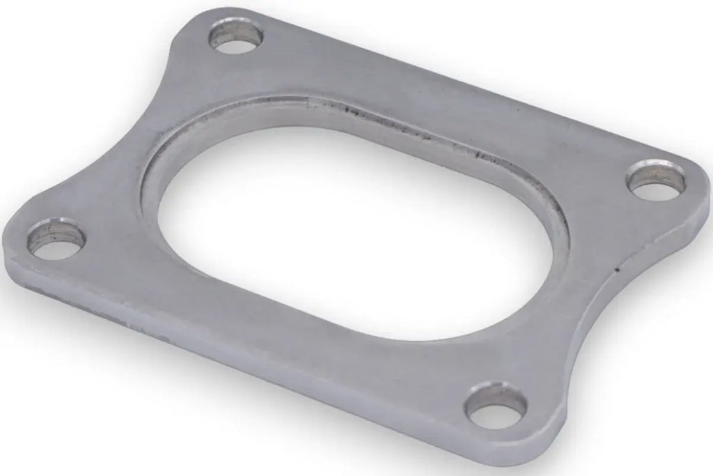 Motor Sports Oval Exhaust Flange, 3 Inch, Stainless Steel - Granatelli Motor Sports