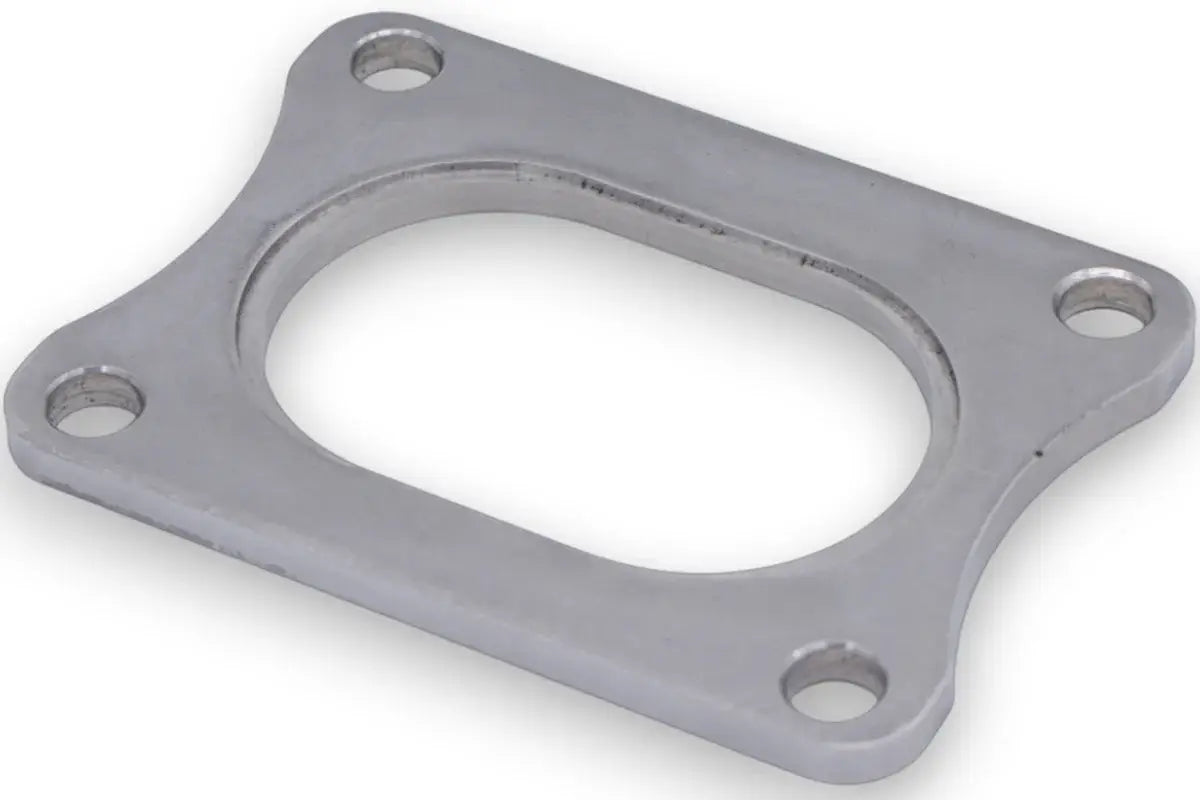 Motor Sports Oval Exhaust Flange, 3 Inch, Stainless Steel - Granatelli Motor Sports