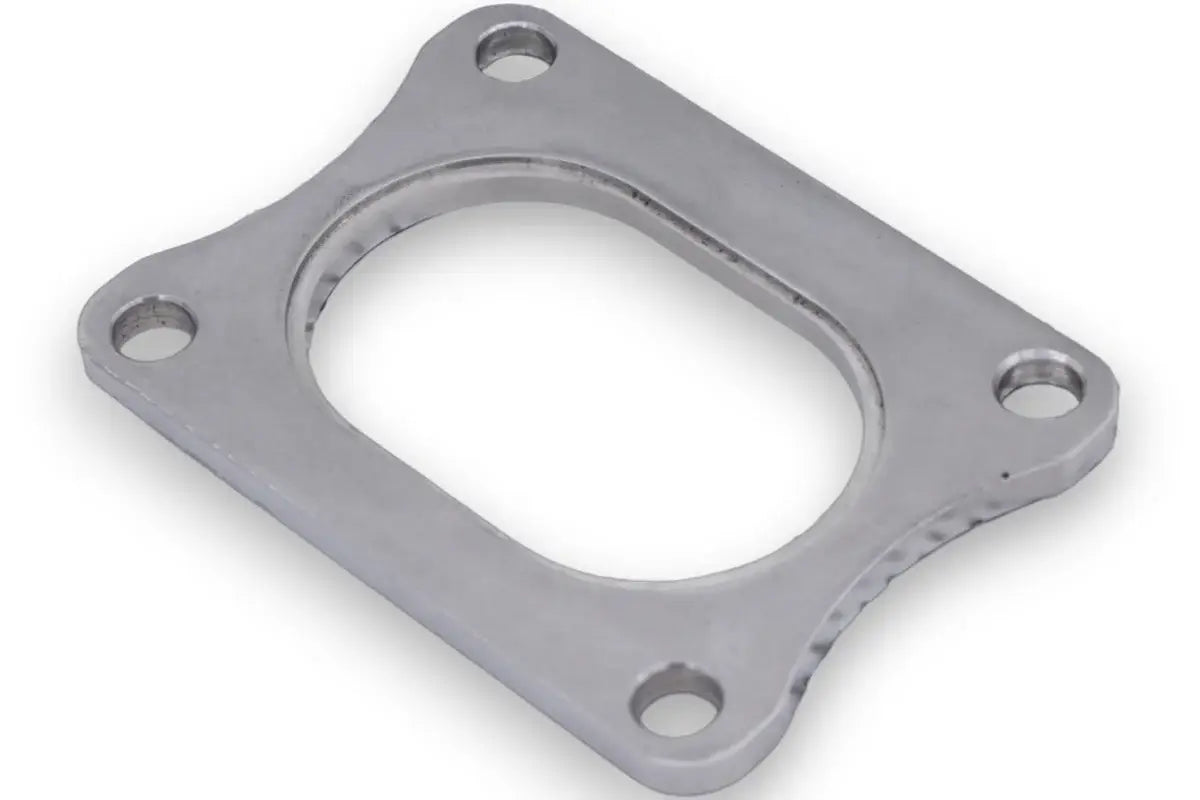 Motor Sports Oval Exhaust Flange, 3 Inch, Stainless Steel - Granatelli Motor Sports