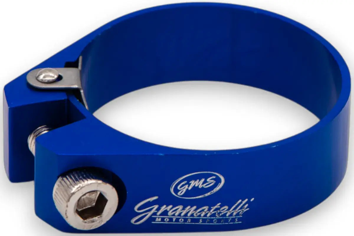 Blue Billet Aluminum Hose Clamp 42mm–44mm (Approx. 1.65"–1.73") – 971150B - Granatelli Motor Sports