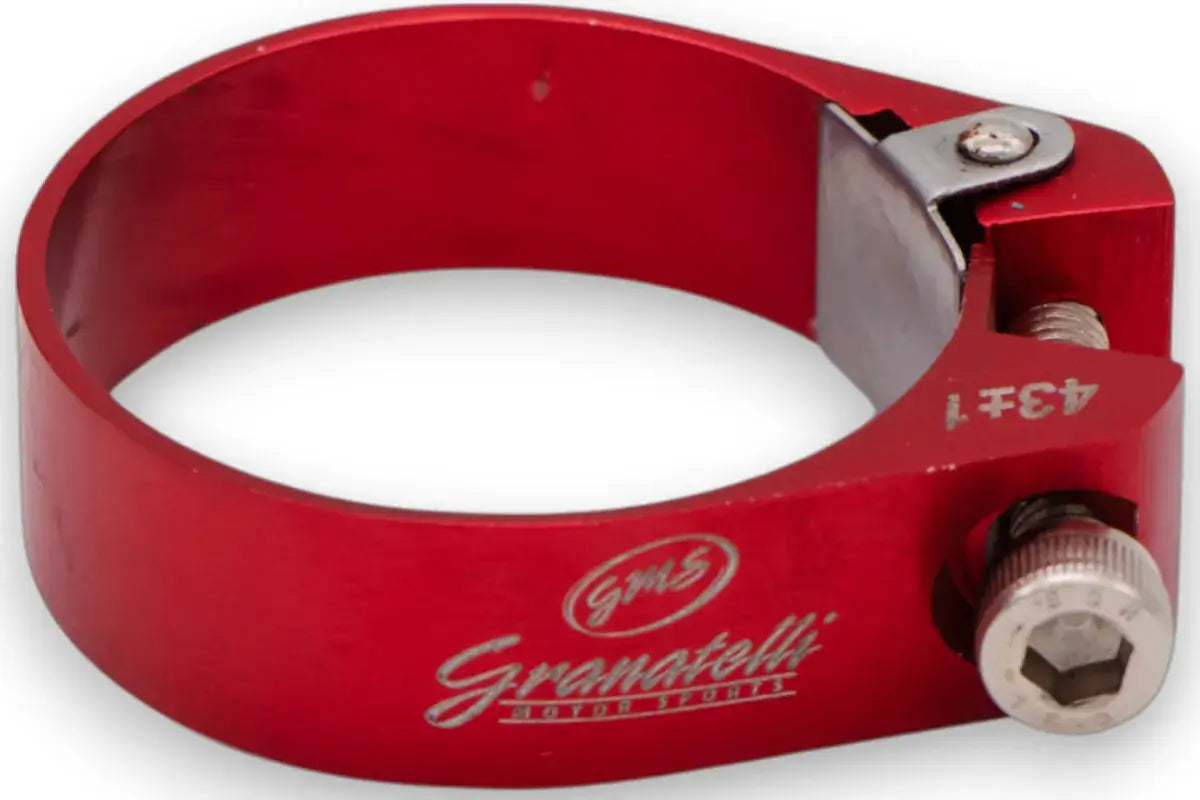 Red Billet Aluminum Hose Clamp 42mm–44mm (Approx. 1.65"–1.73") – 971150R - Granatelli Motor Sports