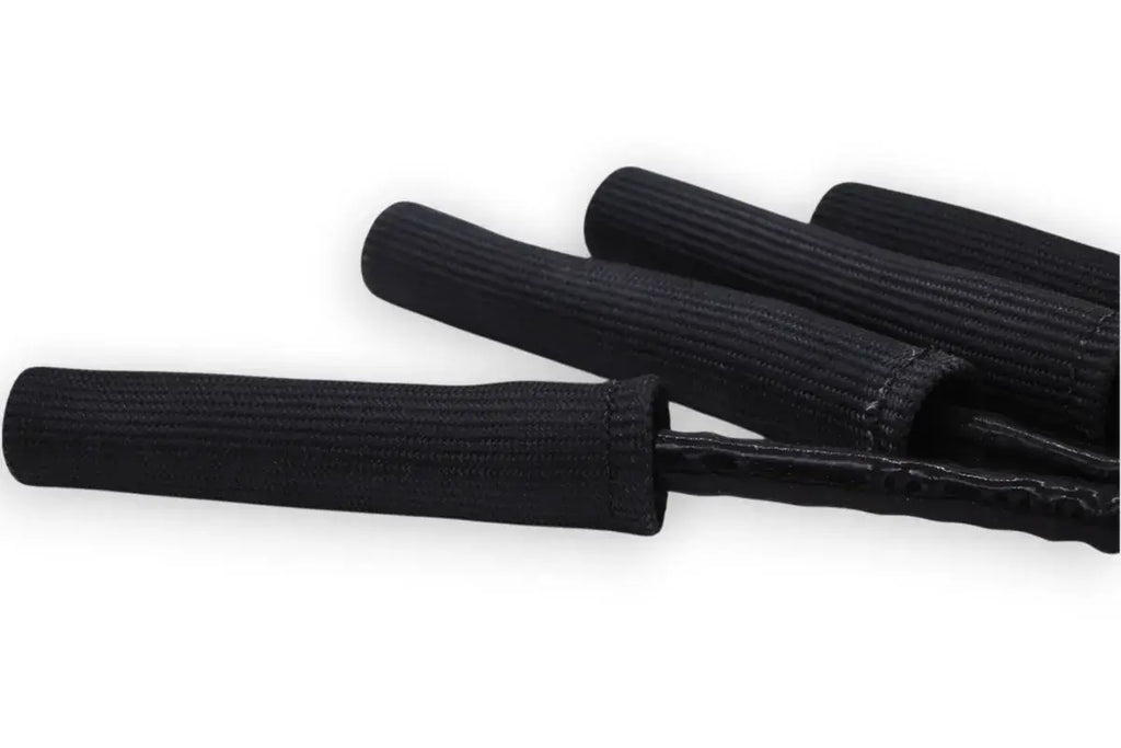 10-14 Ford 6.2L Perf Wire Set w/Inserts/Black Hi-Temp Jacket/Black Fire Sleeve - Granatelli Motor Sports