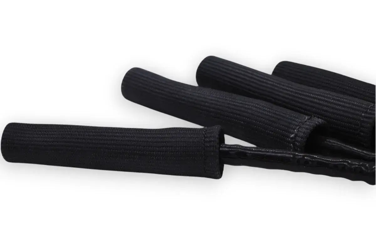 10-14 Ford 6.2L Perf Wire Set w/Inserts/Black Hi-Temp Jacket/Black Fire Sleeve - Granatelli Motor Sports