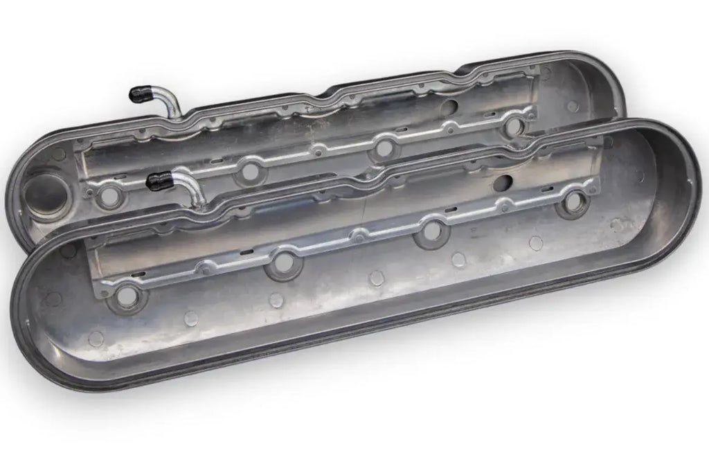 Granatelli Motor Sports LS Tall Valve Cover Polished Finish, 4.8, 5.3, 5.7, 6.0, 6.2, 7.0L, Pair - Granatelli Motor Sports