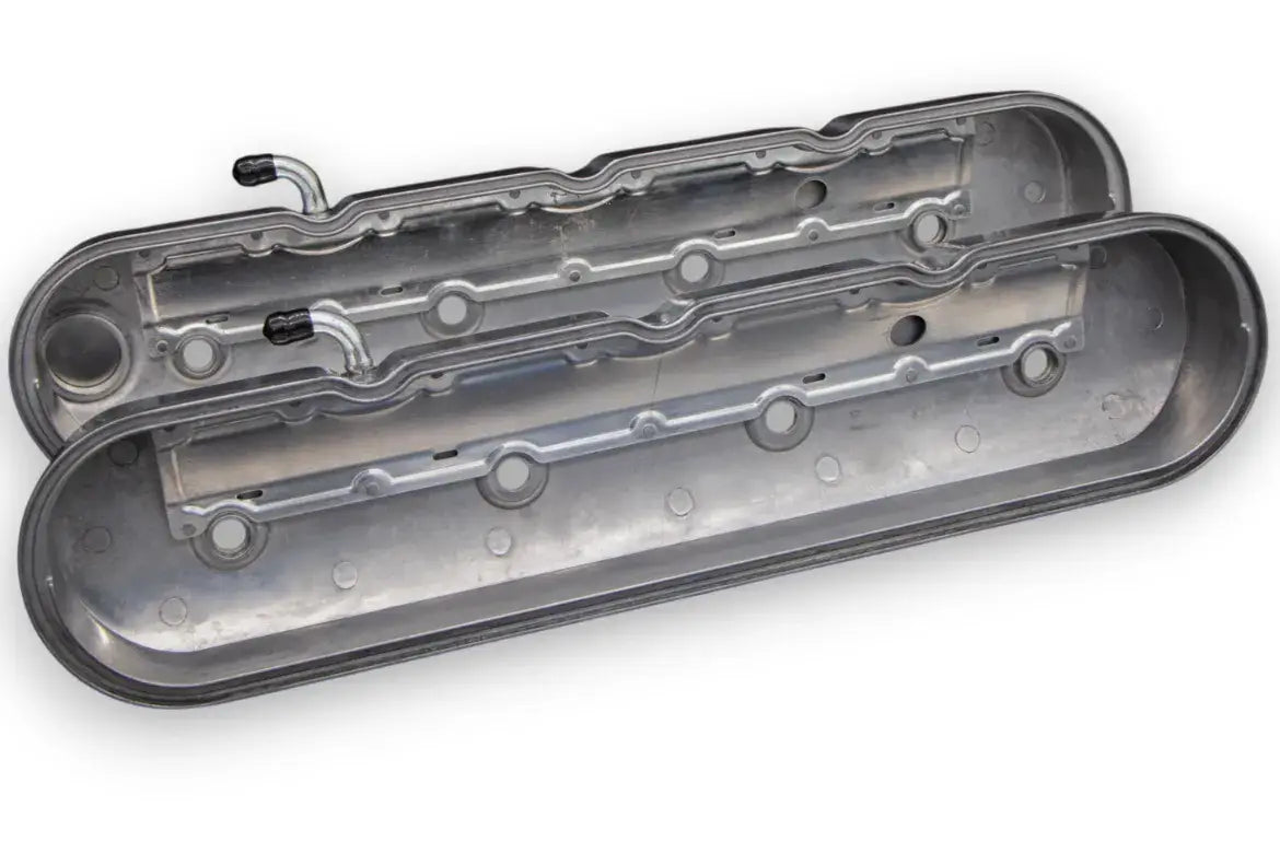 Granatelli Motor Sports LS Tall Valve Cover Polished Finish, 4.8, 5.3, 5.7, 6.0, 6.2, 7.0L, Pair - Granatelli Motor Sports