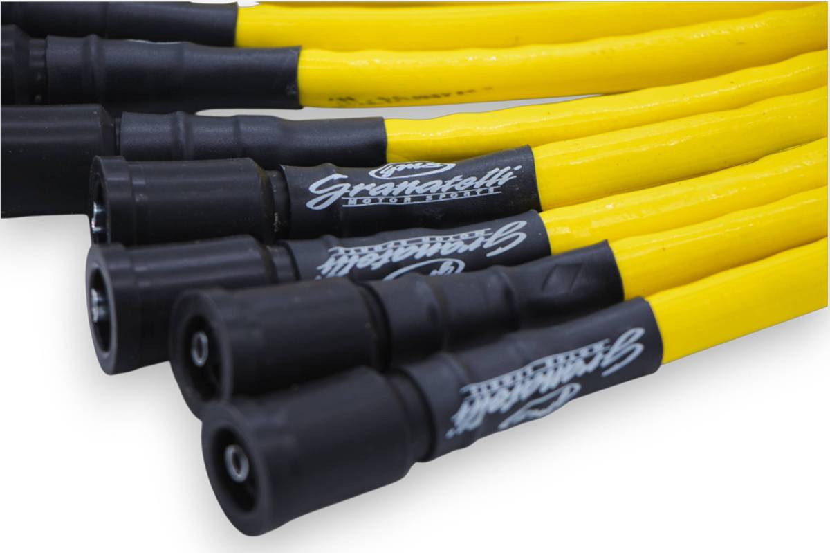 Granatelli "0 ohm" High Performance Spark Plug Wires - Yellow 6.2L Ford Raptor Wires 28-2116HTYB - Granatelli Motor Sports