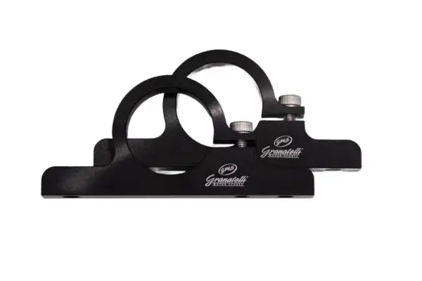 Universal 1.75" (44mm) Aluminum Fuel Filter Mounting Bracket – Black – 383544B - Granatelli Motor Sports