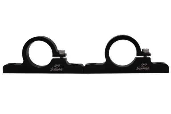 Universal 1.75" (44mm) Aluminum Fuel Filter Mounting Bracket – Black – 383544B - Granatelli Motor Sports