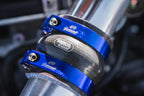 Blue Anodized Billet Aluminum Hose Clamp 71.5mm–73.5mm (Approx. 2.81"–2.89") – 971250B - Granatelli Motor Sports