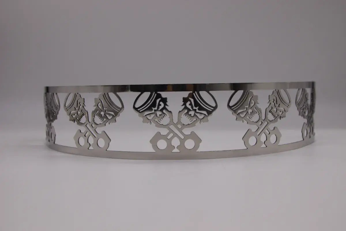 Blingz Beauty Bandz, 14" Diameter, 3" Tall Air Cleaner Grill - Skullz and Rods - Granatelli Motor Sports