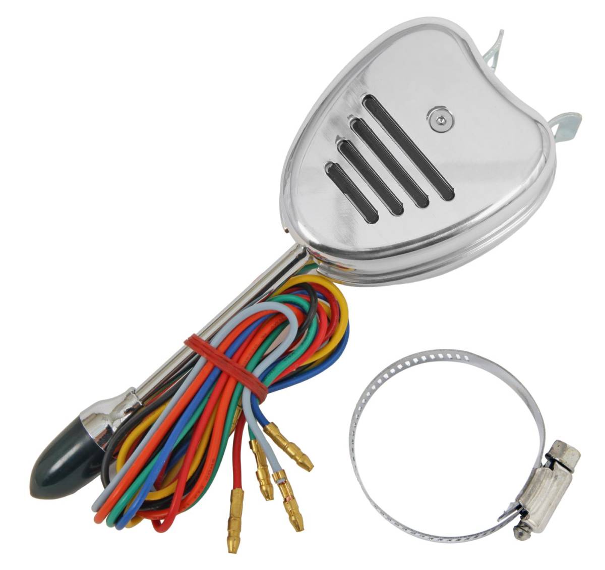 Turn Signal Switch, W/ Billet Cover "GROOVEY", Polished SYSTEM - Granatelli Motor Sports