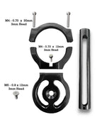 1.652" Race Belt Residual Slack Harness Collar - Black - Granatelli Motor Sports