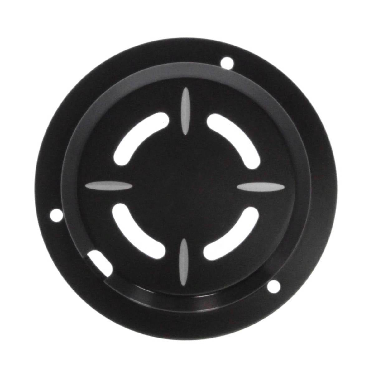 Motor Sports Black Billet Fan Cover - Flex-a-Lite, Flower - Granatelli Motor Sports
