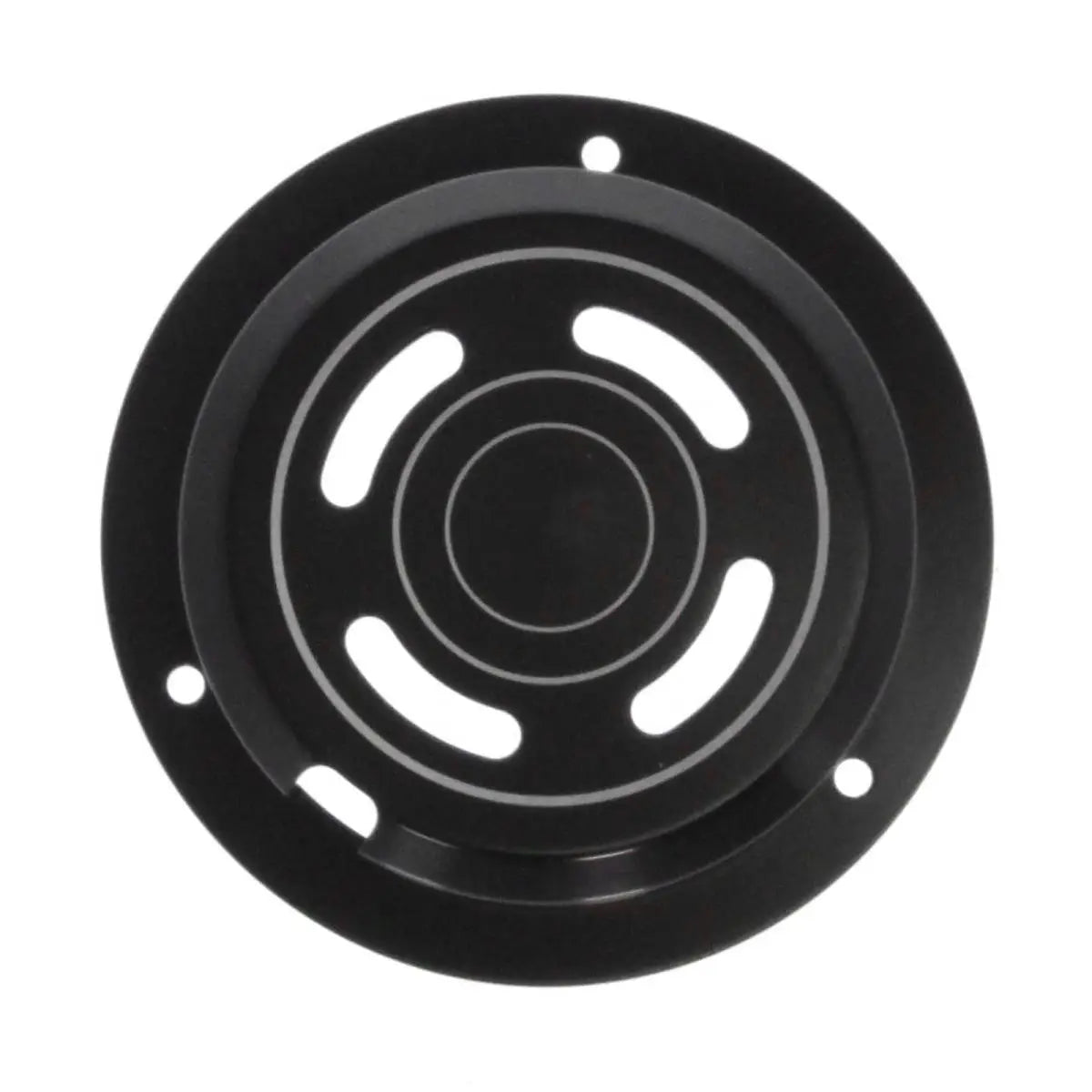 Motor Sports Black Billet Fan Cover - Flex-a-Lite, 3 Ring - Granatelli Motor Sports
