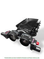 MEGAZILLA Black Billet LS Intake Manifold – Twin 103mm Inlets – 980103 - Granatelli Motor Sports