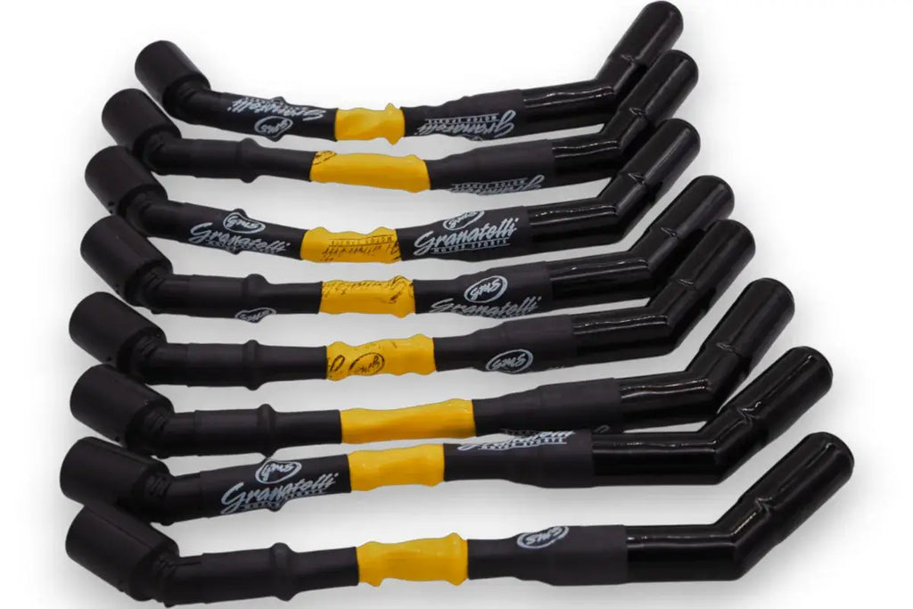 12 inch Yellow "0 ohm" High Performance Spark Plug Wires With Ceramic Boots 28-1629-CBY - Granatelli Motor Sports