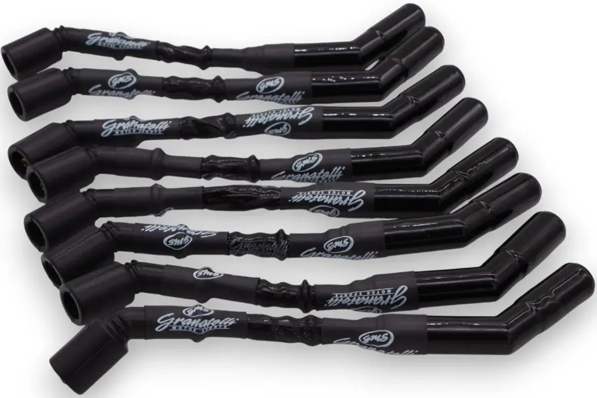 12 inch Black "0 ohm" High Performance Spark Plug Wires With Ceramic Boots 28-1629-CBB - Granatelli Motor Sports