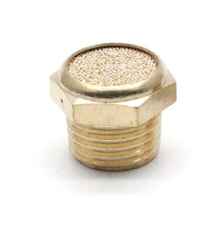 64mm Anaconda BOV Brass 1/8" NPT pneumatic valve filter - Granatelli Motor Sports