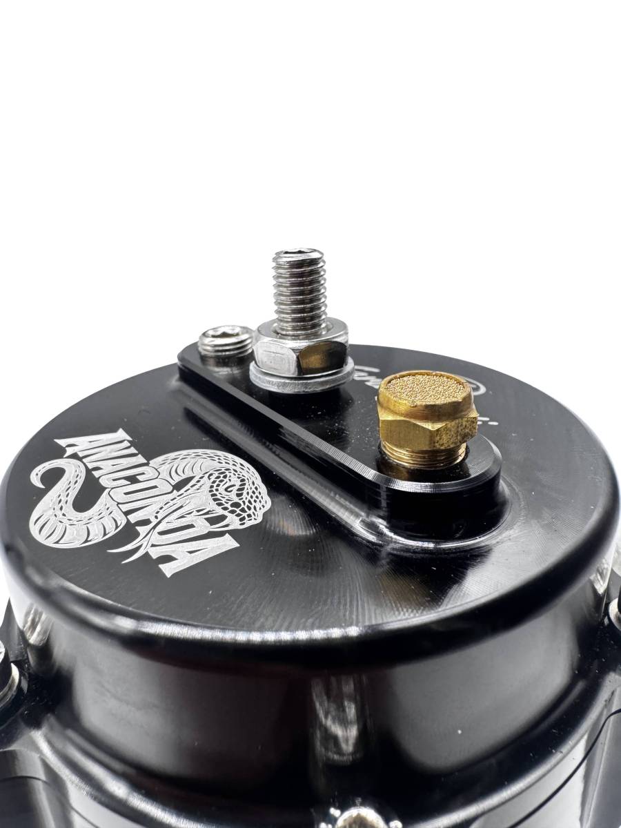 64mm Anaconda BOV Brass 1/8" NPT pneumatic valve filter - Granatelli Motor Sports
