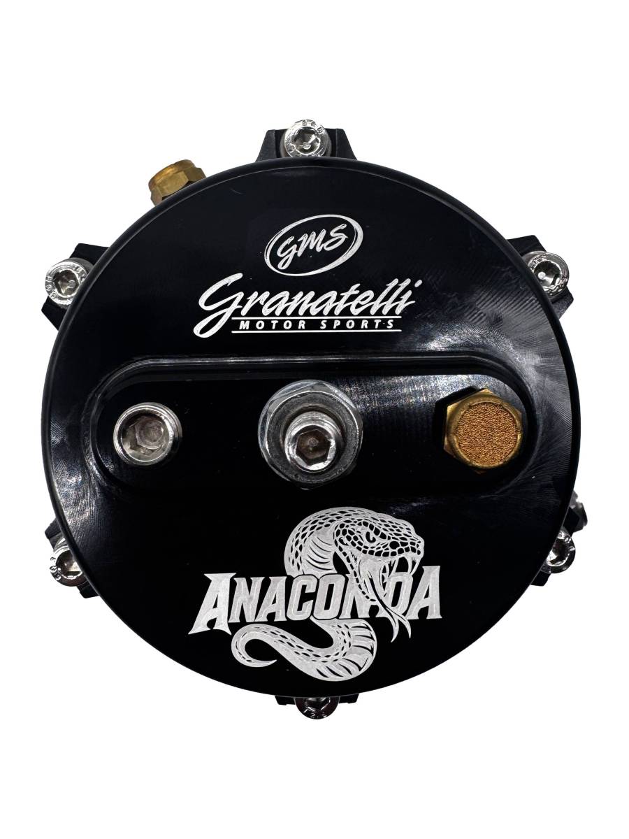 64mm Anaconda BOV Brass 1/8" NPT pneumatic valve filter - Granatelli Motor Sports