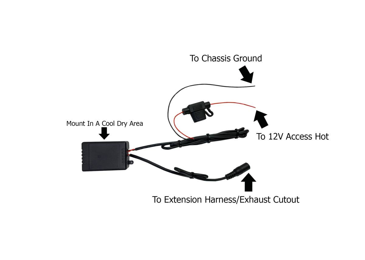 Motor Sports Wireless Exhaust Cutout Remote for Single Cutout Kits – 303510R - Granatelli Motor Sports