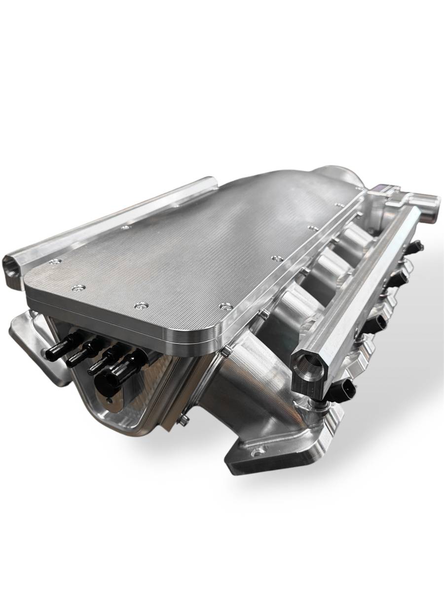 Motor Sports ZILLA Silver Billet LS Manifold – 105MM Inlet -980105S - Granatelli Motor Sports