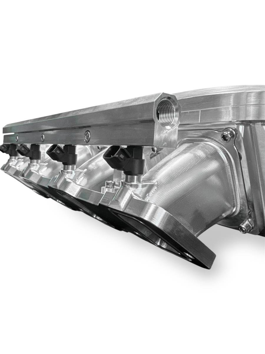 Motor Sports ZILLA Silver Billet LS Manifold – 105MM Inlet -980105S - Granatelli Motor Sports