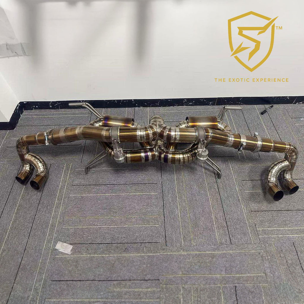 True F1 Exhaust System for Lamborghini Huracan LP580 LP610 5.2L 2014-24 - Bull Boost Performance