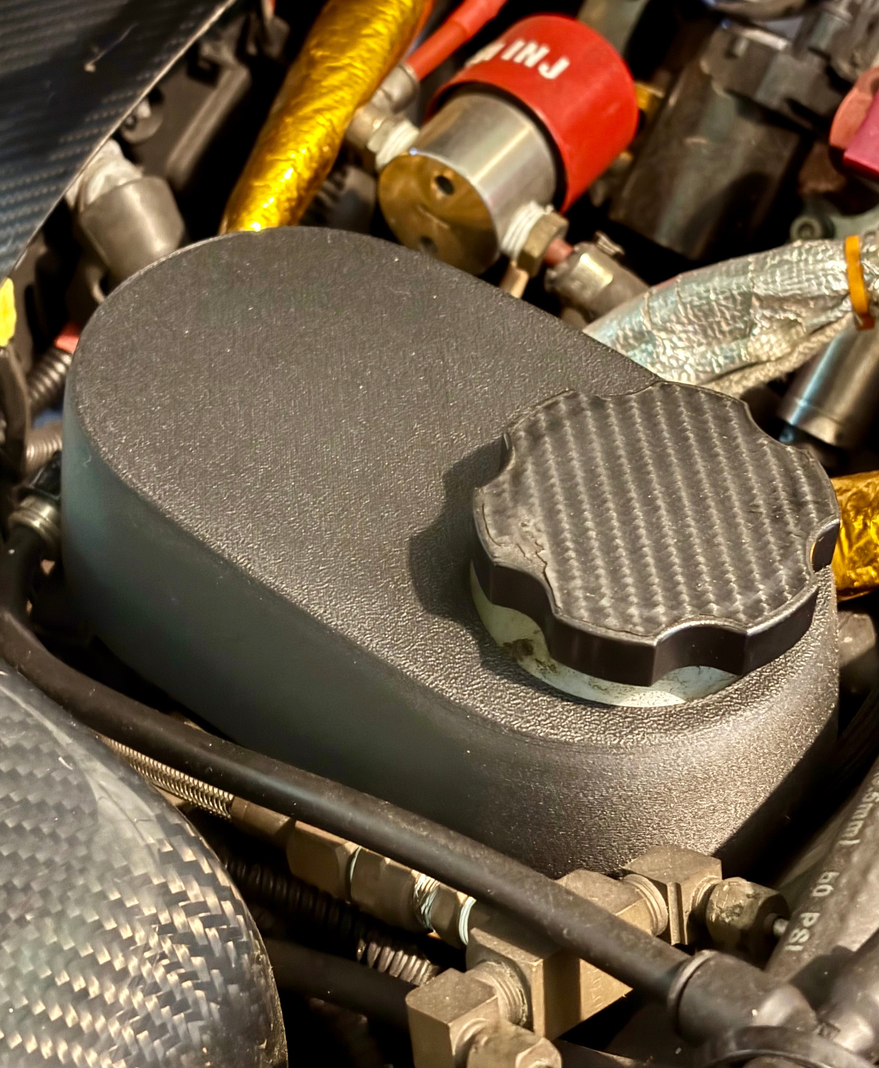 Corvette C5 1997-2004 Master Cylinder Reservoir Cover – Custom 3D Printed ASA-CF by FI Performance