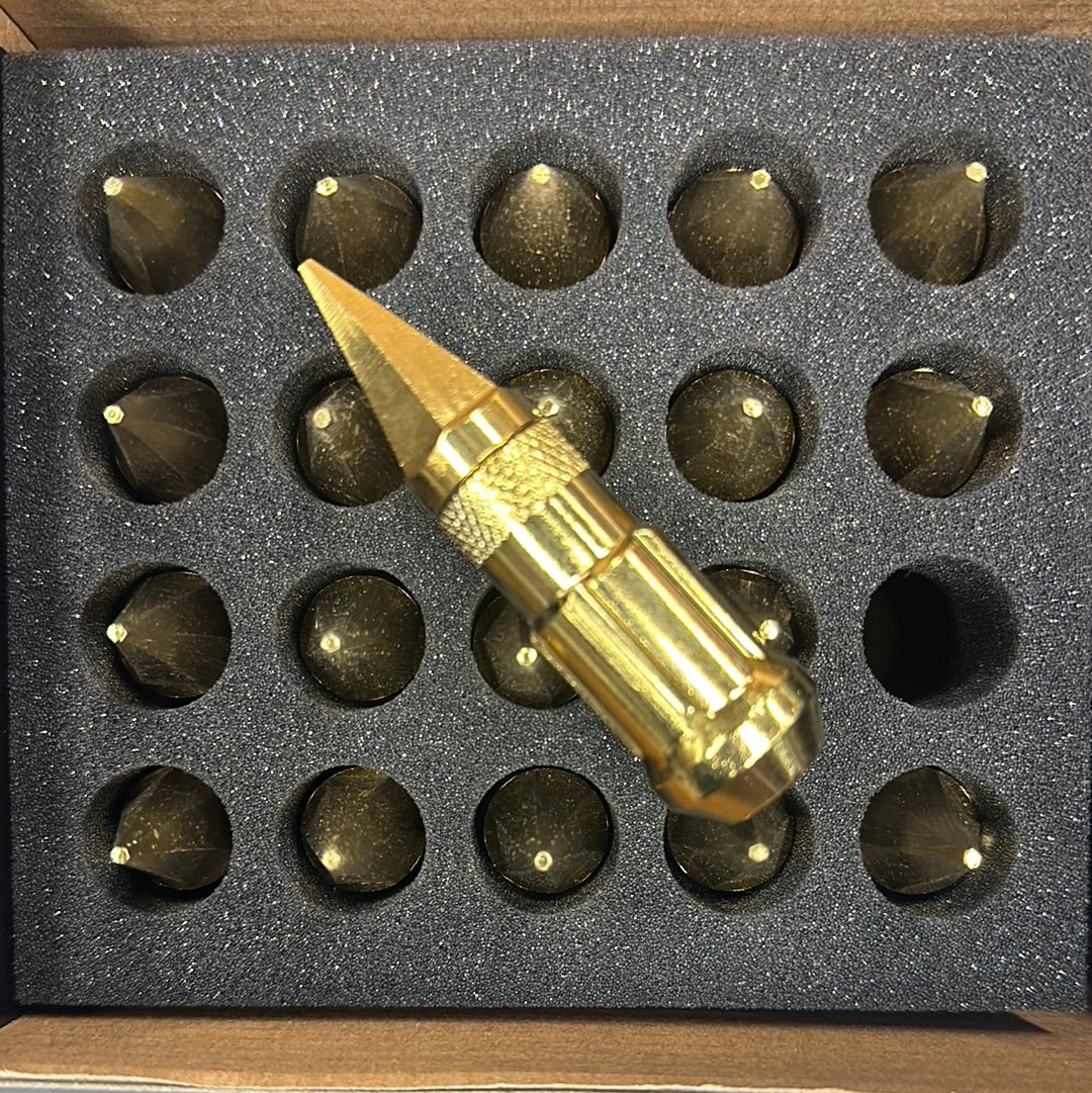 NNR steel lock spike Gold V2 12x1.5      NNR-LN-SDS1215GDV2