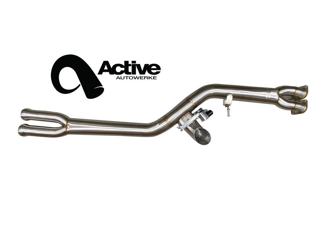 F8X BMW M3 & M4 Single Mid Pipe includes Active F-brace