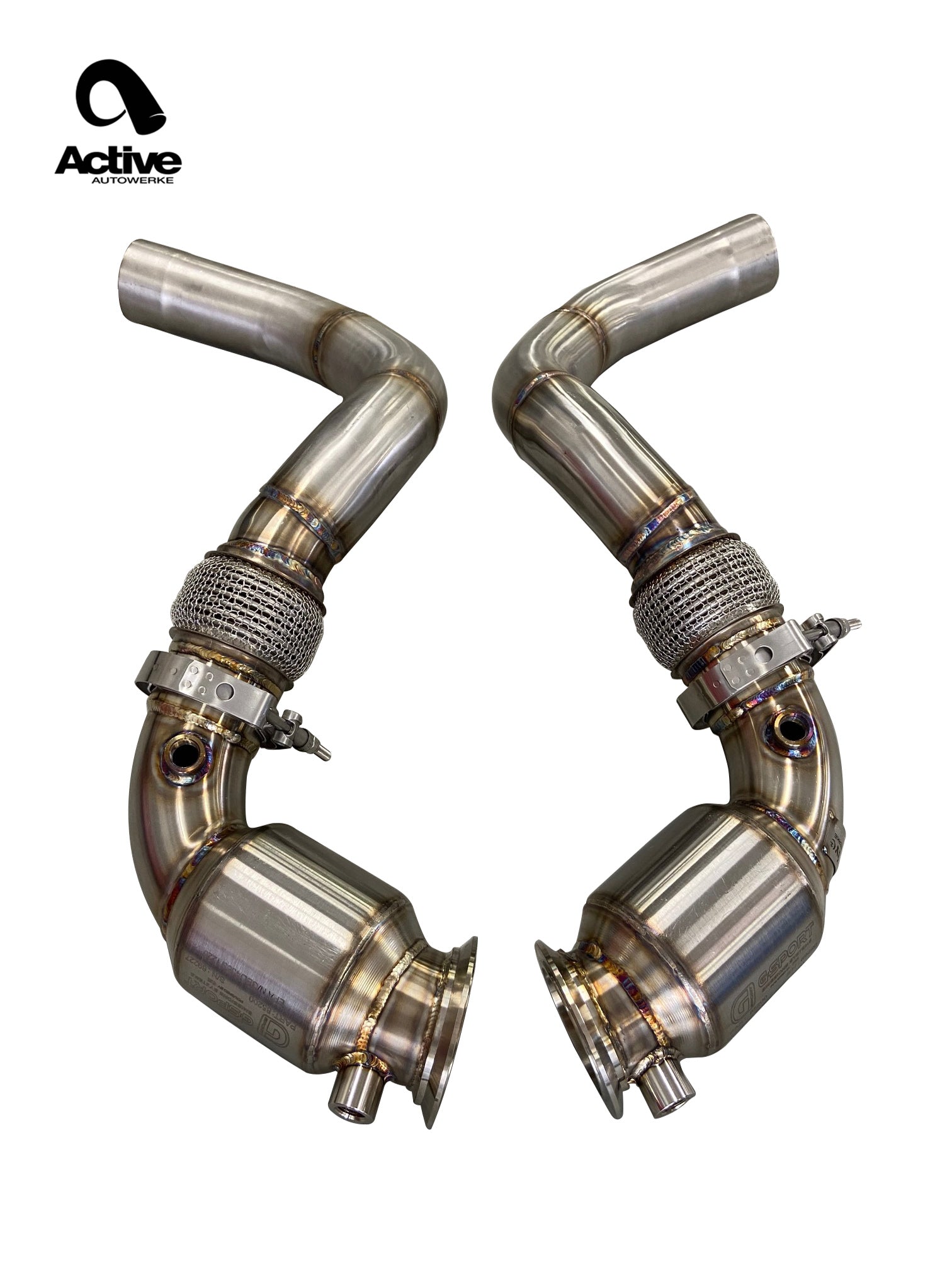 Active Autowerke F90 M5/M8 X5M/X6M GESI Catted Downpipes