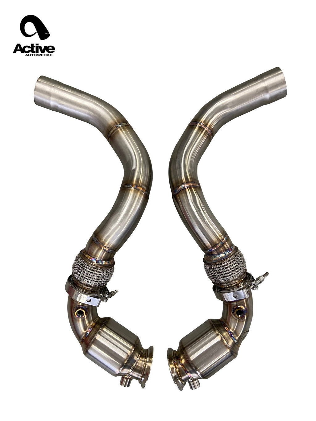 Active Autowerke F90 M5/M8 X5M/X6M Aflow Catted Downpipes