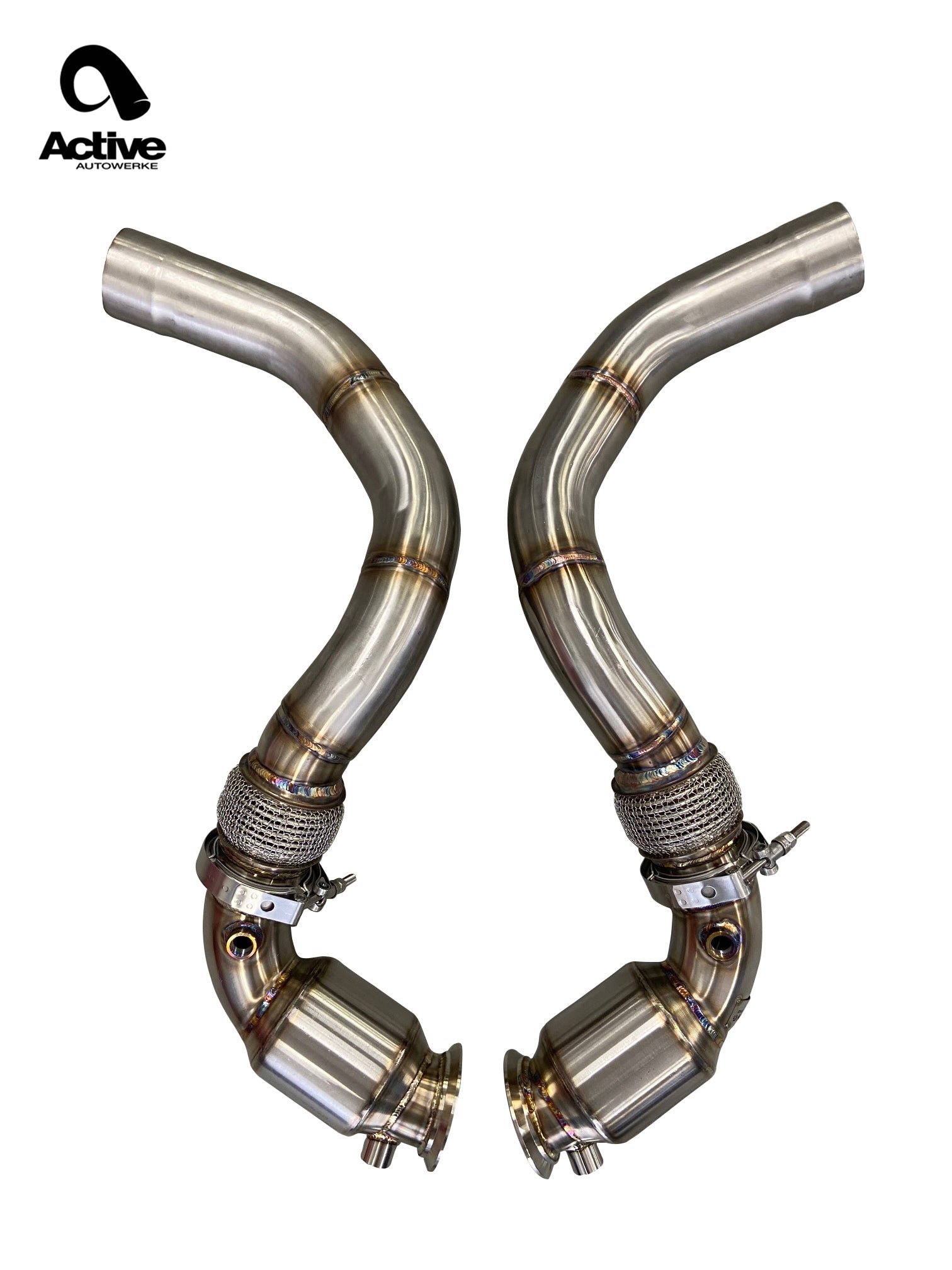 Active Autowerke F90 M5/M8 X5M/X6M Aflow Catted Downpipes