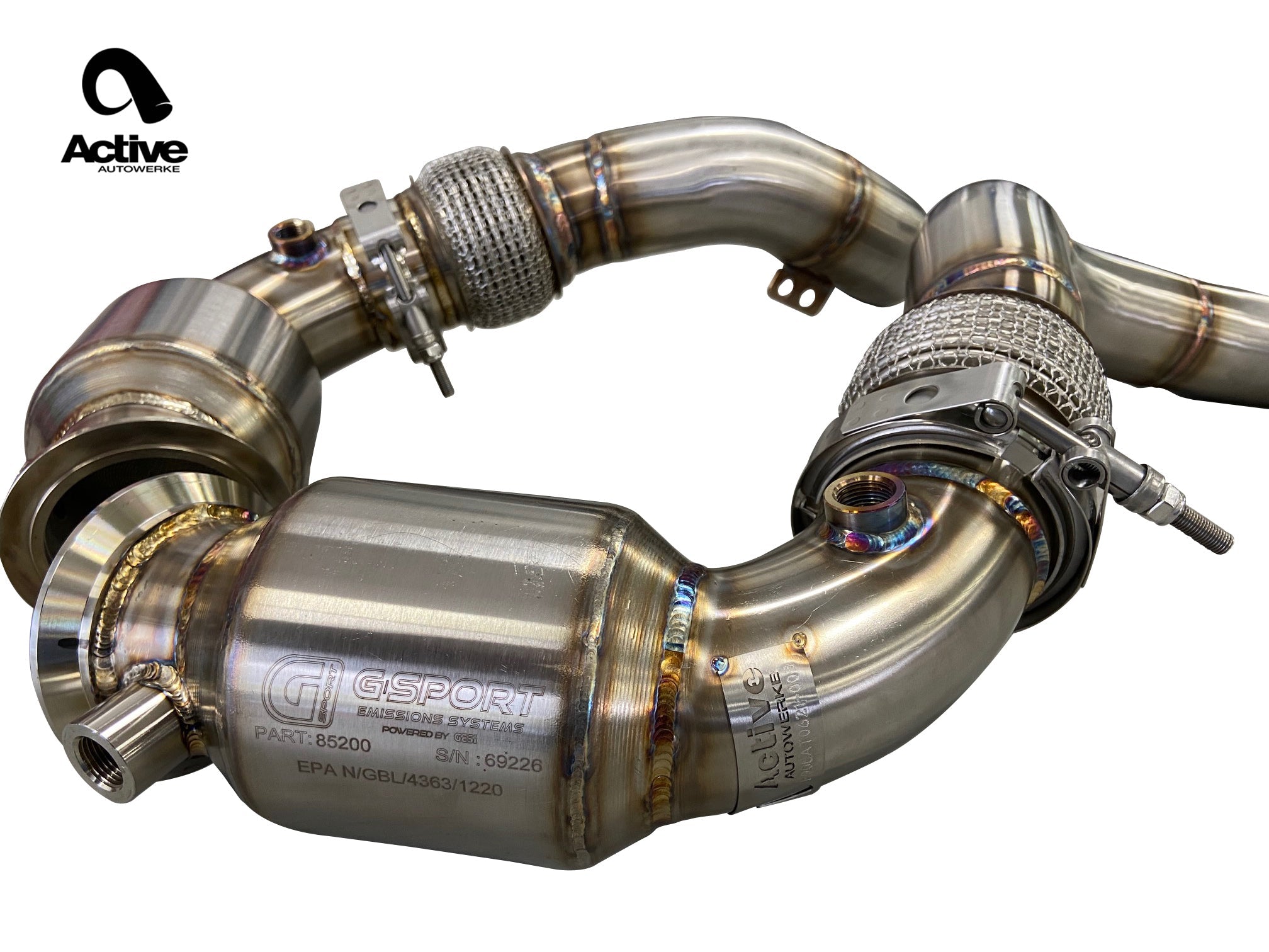 Active Autowerke F90 M5/M8 X5M/X6M GESI Catted Downpipes