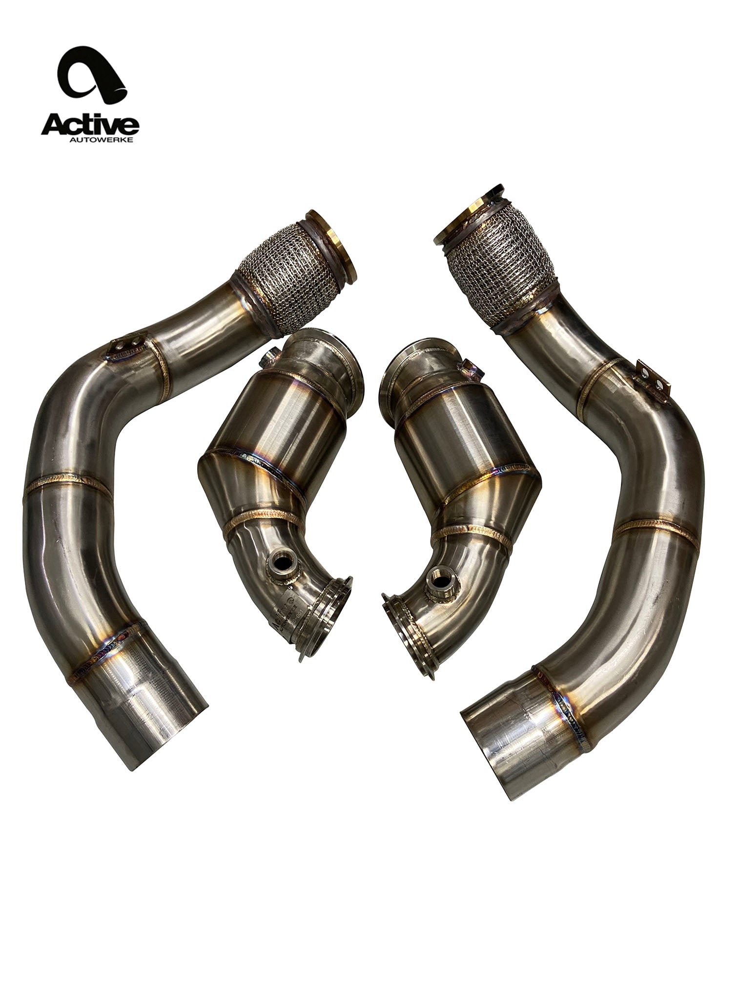 Active Autowerke F90 M5/M8 X5M/X6M GESI Catted Downpipes