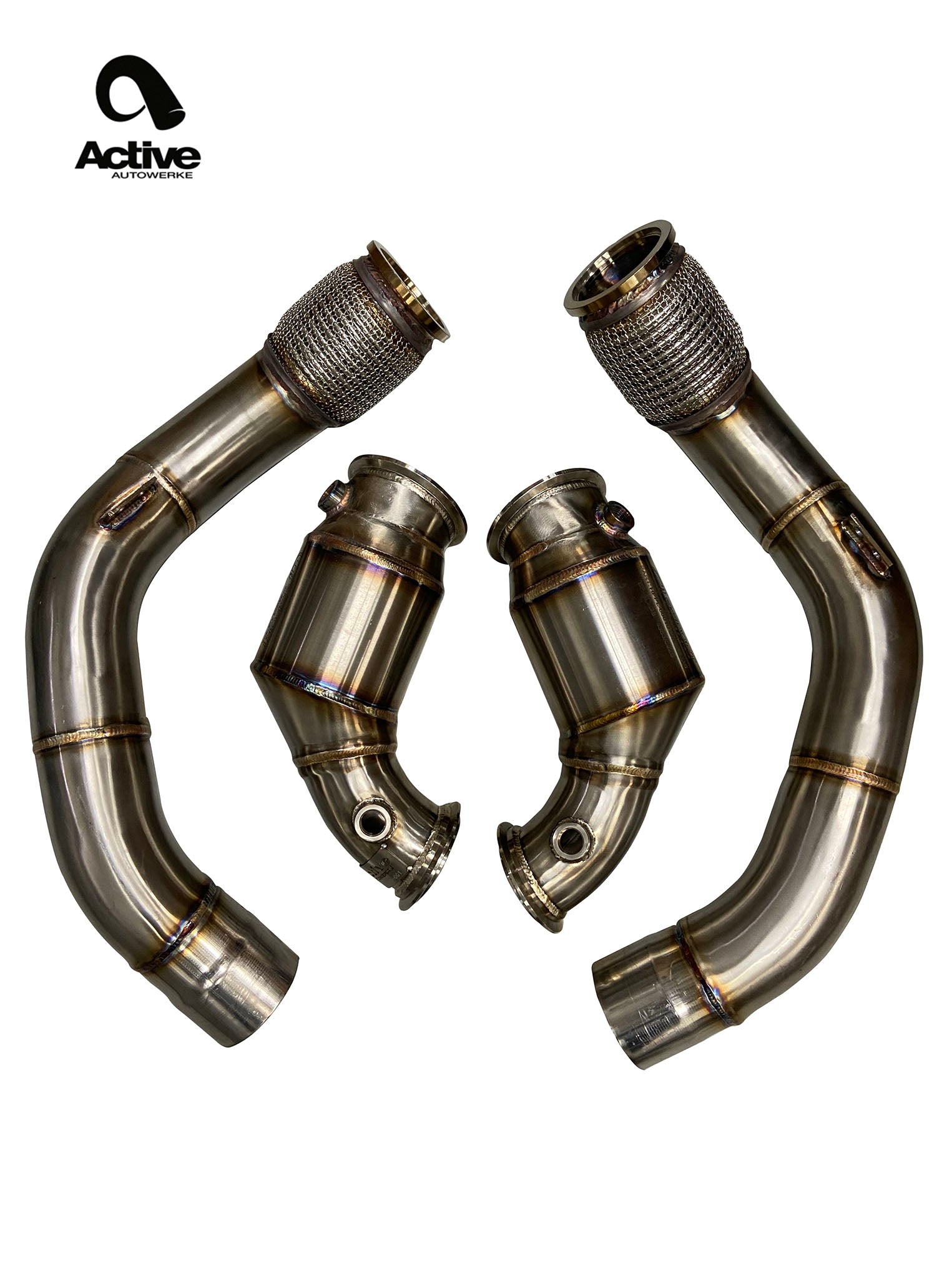 Active Autowerke F90 M5/M8 X5M/X6M Aflow Catted Downpipes